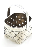 STERLING SILVER CARTIER MINIATURE BASKET 