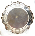 STERLING GORHAM CHANTILLY TIDBIT TRAY & BON BON BOWL