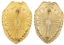 OBSOLETE MERIDEN CONNECTICUT POLICE BADGES 