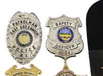 OBSOLETE POLICE SHERIFF OFFICER BADGES - NY, RI, OH, & CA