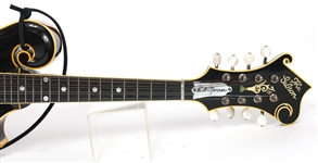 1993 LIMITED EDITION GIBSON MONROE SIGNED F-5 MANDOLIN W/ FRAMED SIGNATURE