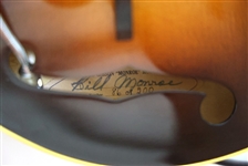 1993 LIMITED EDITION GIBSON MONROE SIGNED F-5 MANDOLIN W/ FRAMED SIGNATURE
