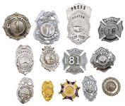 OBSOLETE FIRE DEPARTMENT BADGES 