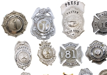 OBSOLETE FIRE DEPARTMENT BADGES 
