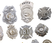 OBSOLETE FIRE DEPARTMENT BADGES 