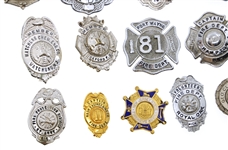 OBSOLETE FIRE DEPARTMENT BADGES 
