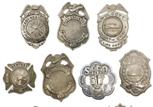 OBSOLETE FIRE DEPARTMENT BADGES