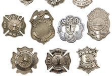OBSOLETE FIRE DEPARTMENT BADGES