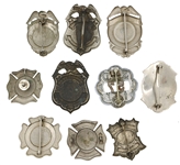 OBSOLETE FIRE DEPARTMENT BADGES