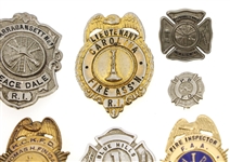 OBSOLETE FIRE DEPARTMENT & EMERGENCY BADGES