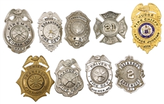 OBSOLETE FIRE DEPARTMENT BADGES