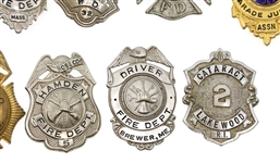 OBSOLETE FIRE DEPARTMENT BADGES