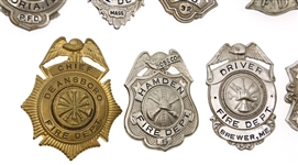 OBSOLETE FIRE DEPARTMENT BADGES