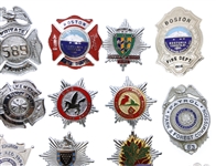 OBSOLETE US & INT'L POLICE FIRE BRIGADE DEPT. BADGES