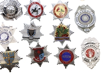 OBSOLETE US & INT'L POLICE FIRE BRIGADE DEPT. BADGES