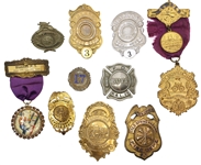EARLY 20th C. FIRE DEPARTMENT BADGES