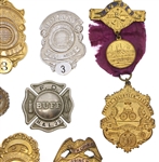 EARLY 20th C. FIRE DEPARTMENT BADGES
