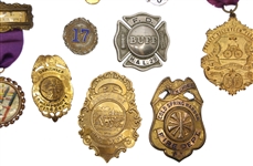 EARLY 20th C. FIRE DEPARTMENT BADGES