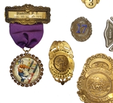 EARLY 20th C. FIRE DEPARTMENT BADGES