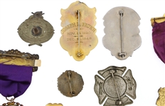 EARLY 20th C. FIRE DEPARTMENT BADGES