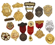 OBSOLETE FIRE DEPARTMENT BADGES 