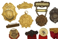 OBSOLETE FIRE DEPARTMENT BADGES 