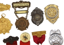OBSOLETE FIRE DEPARTMENT BADGES 