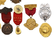 OBSOLETE FIRE DEPARTMENT BADGES 