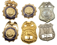 BAYONNE CITY NEW JERSEY OBSOLETE POLICE BADGES