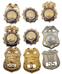 BAYONNE CITY NEW JERSEY OBSOLETE POLICE BADGES