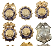 BAYONNE CITY NEW JERSEY OBSOLETE POLICE BADGES
