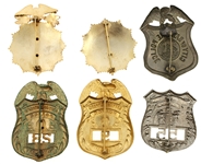 BAYONNE CITY NEW JERSEY OBSOLETE POLICE BADGES