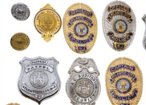 OBSOLETE ATLANTIC CITY NJ POLICE BADGES & BUTTONS