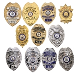 NEW JERSEY OBSOLETE POLICE & PARAMEDIC BADGES