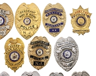 NEW JERSEY OBSOLETE POLICE & PARAMEDIC BADGES