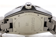 MEN'S CHANEL J12 AUTOMATIC STAINLESS STEEL WRISTWATCH