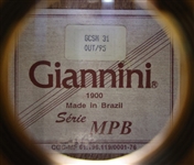 GIANNINI 1900 SERIES MPB GCSM-31 TENOR UKULELE