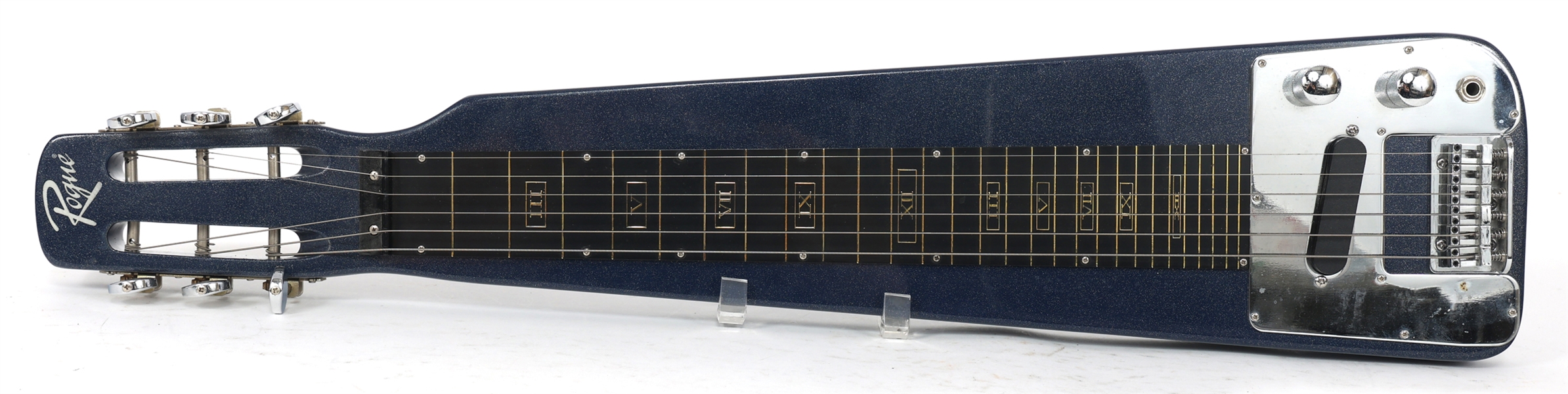 ROGUE RLS-1 LAP STEEL ELECTRIC GUITAR IN METALLIC BLUE