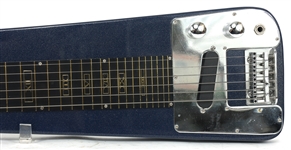ROGUE RLS-1 LAP STEEL ELECTRIC GUITAR IN METALLIC BLUE