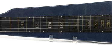 ROGUE RLS-1 LAP STEEL ELECTRIC GUITAR IN METALLIC BLUE