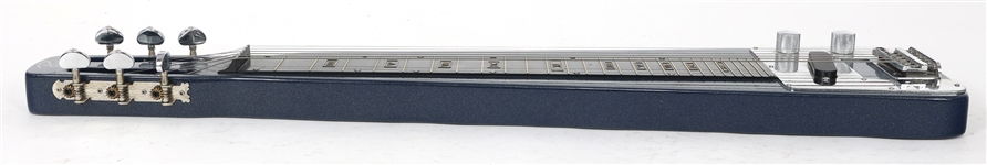 ROGUE RLS-1 LAP STEEL ELECTRIC GUITAR IN METALLIC BLUE