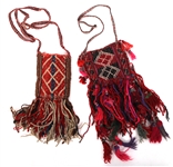 PERUVIAN ALPACA WOOL COCOA LEAF BAGS