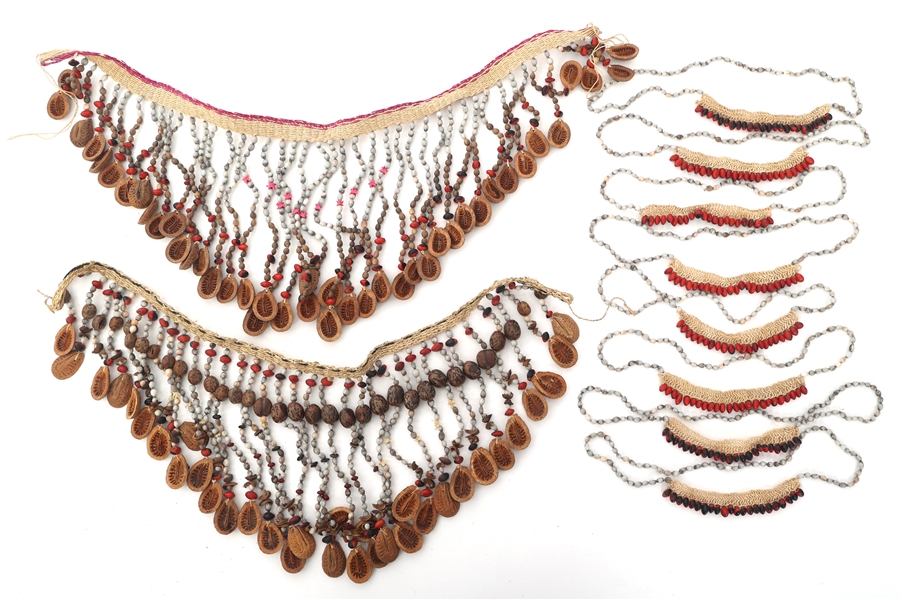 PERUVIAN INDIGENOUS CEREMONIAL DANCE BELTS & NECKLACES