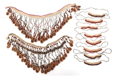 PERUVIAN INDIGENOUS CEREMONIAL DANCE BELTS & NECKLACES