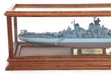 FRANKLIN MINT USS MISSOURI BB-63 BATTLESHIP MODEL 1:550