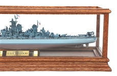 FRANKLIN MINT USS MISSOURI BB-63 BATTLESHIP MODEL 1:550