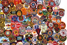 FIRE DEPARTMENT RESCUE EMERGENCY PATCHES