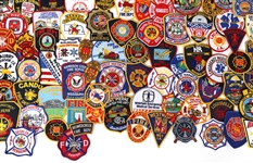 FIRE DEPARTMENT RESCUE EMERGENCY PATCHES