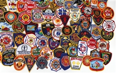 FIRE DEPARTMENT RESCUE EMERGENCY PATCHES