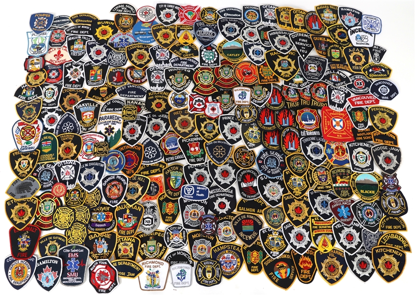 CANADIAN FIRE DEPARTMENT EMERGENCY PATCHES